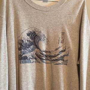 Gray sweatshirt size XL no flaws 100% cotton